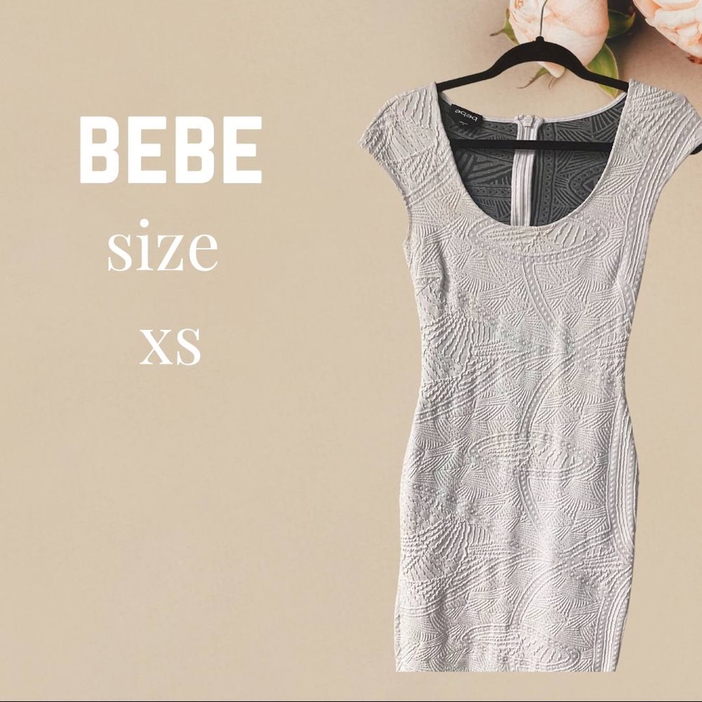 Bebe white dress